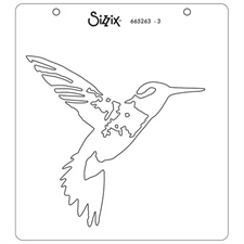 Sizzix Layered Stencils Set - Hummingbird